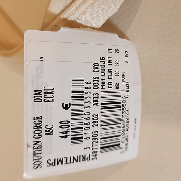 NWT DIM lace triangle soft bra 32C - Picture 6 of 6